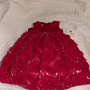 NWT- AMERICAN PRINCESS HOLIDAY DRESS SZ 2T